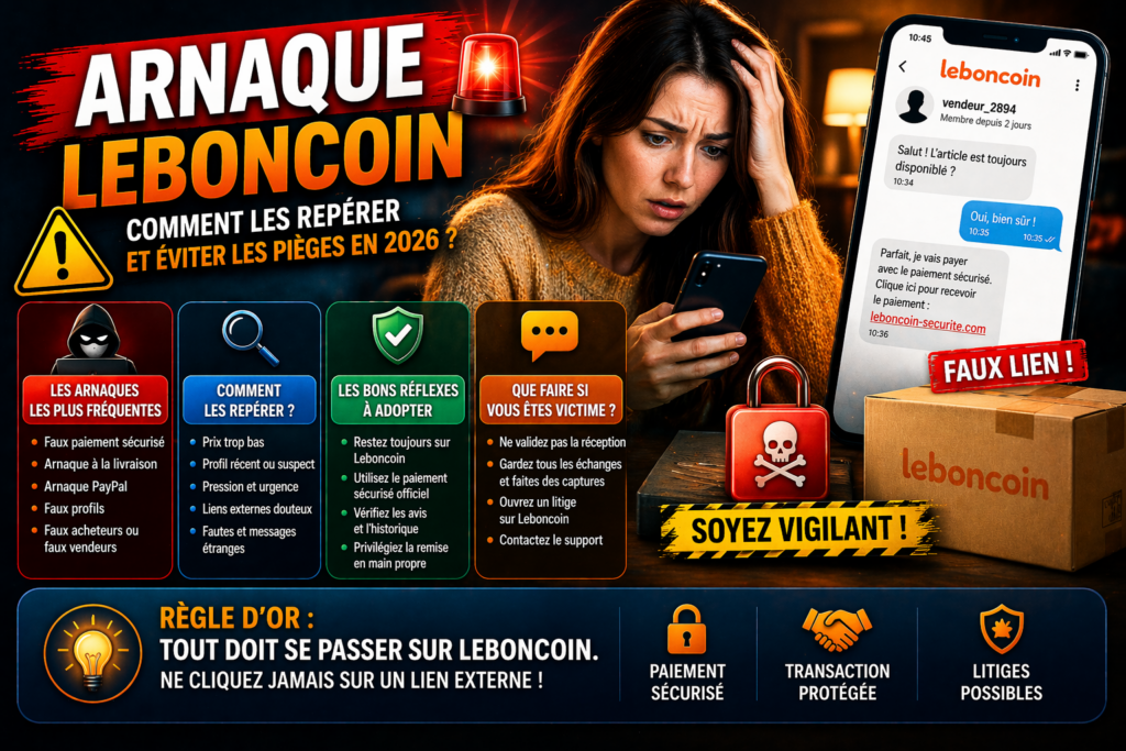 Arnaque sur LEBONCOIN : Comment les repérer ?
