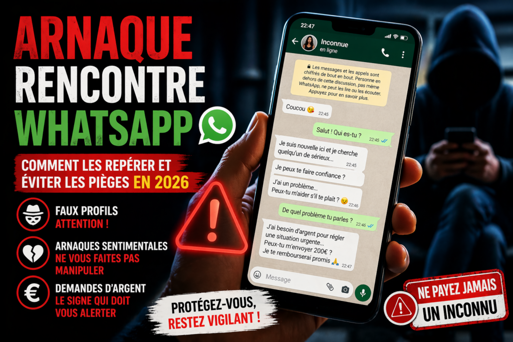 Arnaque rencontre WhatsApp : éviter les pièges.