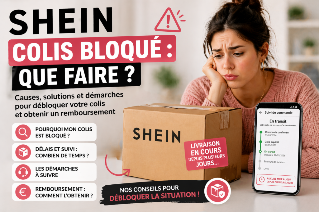 Colis bloqué SHEIN