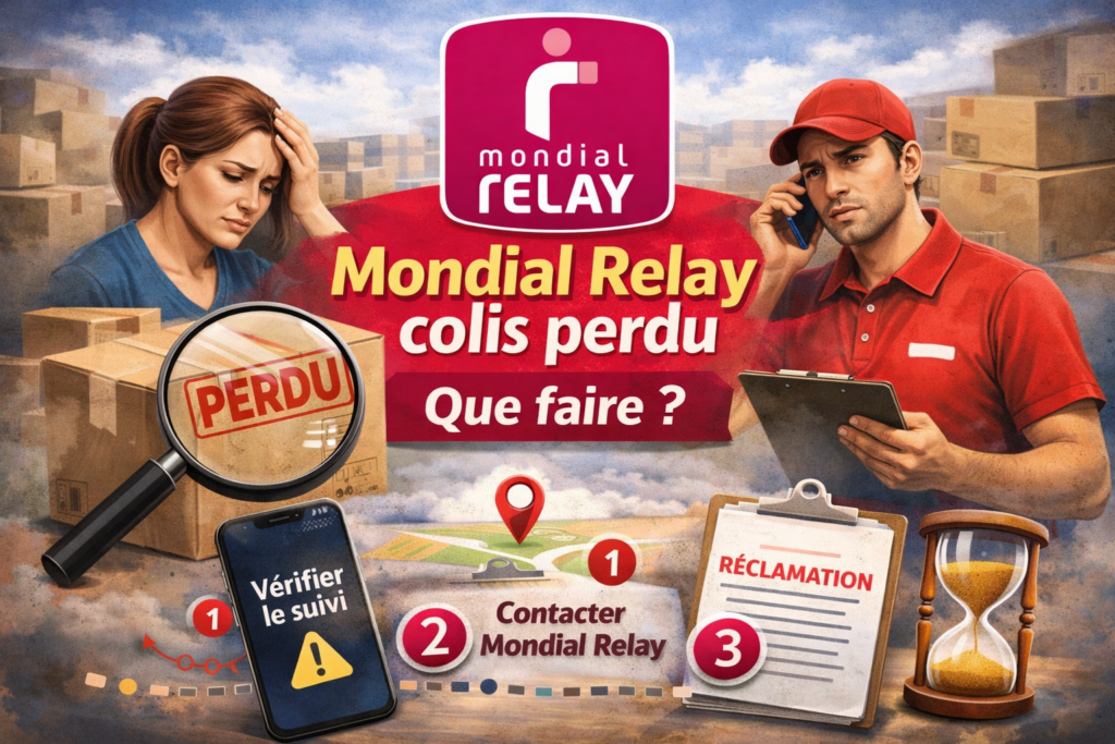 MONDIAL RELAY : Colis perdu, que faire ?