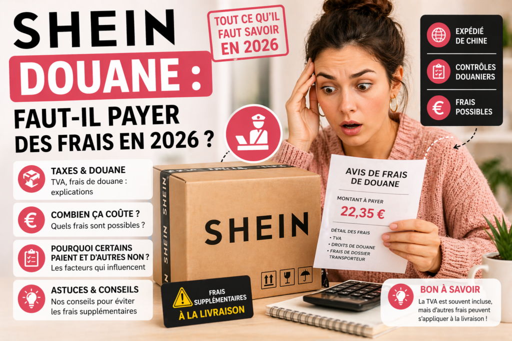 Frais de douane SHEIN