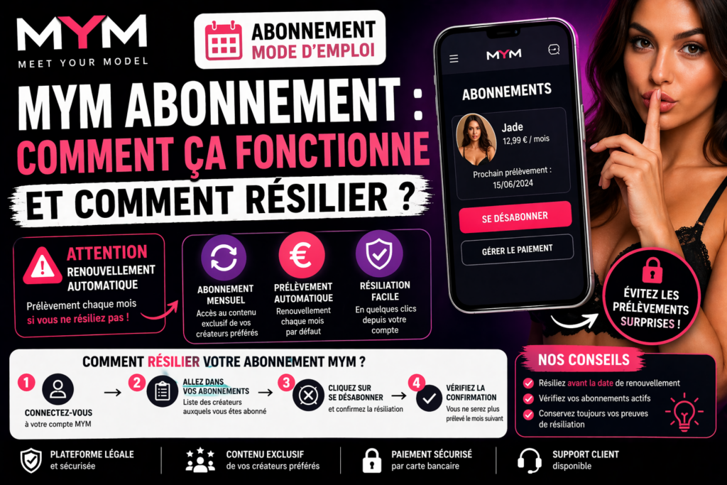 MYM abonnement et résiliation