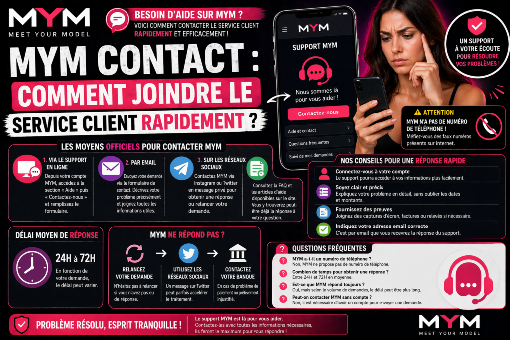 MYM : besoin d'aide pour joindre le service client ?