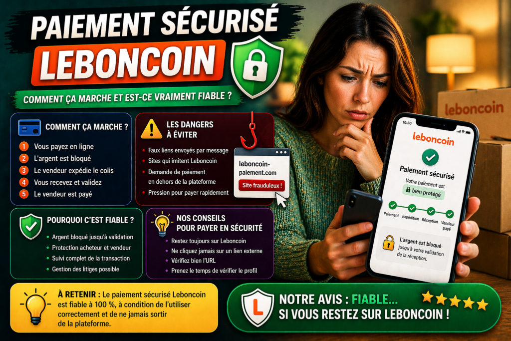 Paiement sécurisé LE BON COIN