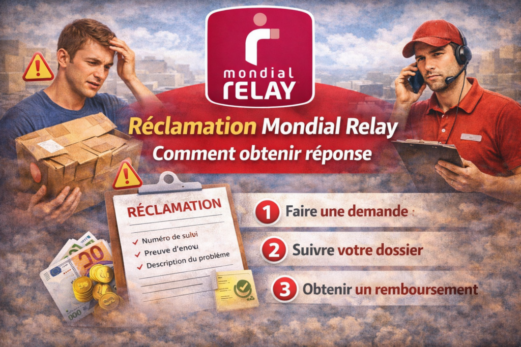 Réclamation MONDIAL RELAY : comment obtenir une réponse ? 