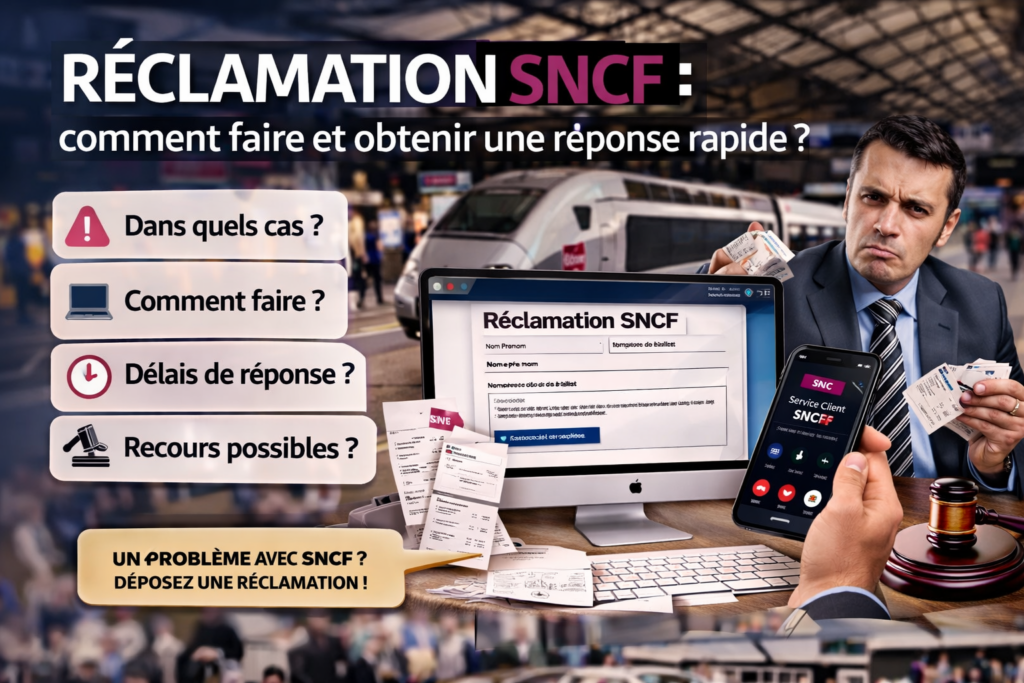 RECLAMATION SNCF : Comment faire et obtenir une réponse rapide ?