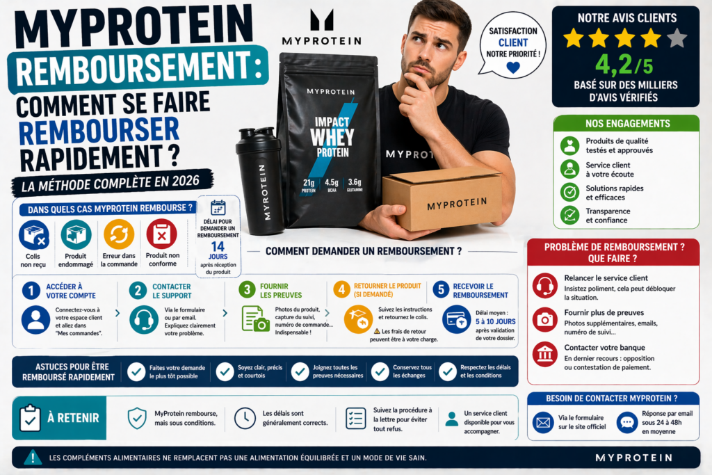 Remboursement MYPROTEIN